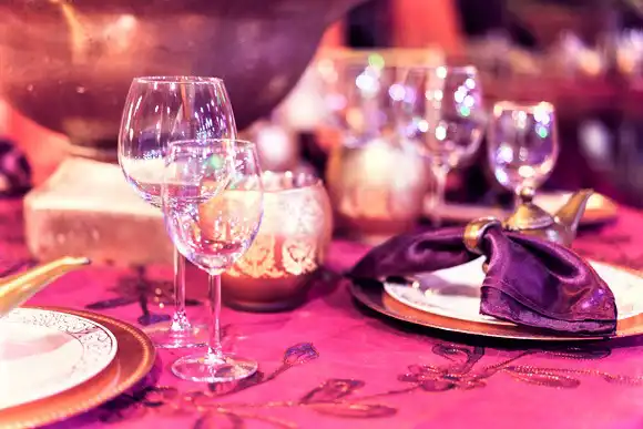 Table Seating for the Spirit Holiday Guests from the Other Side
